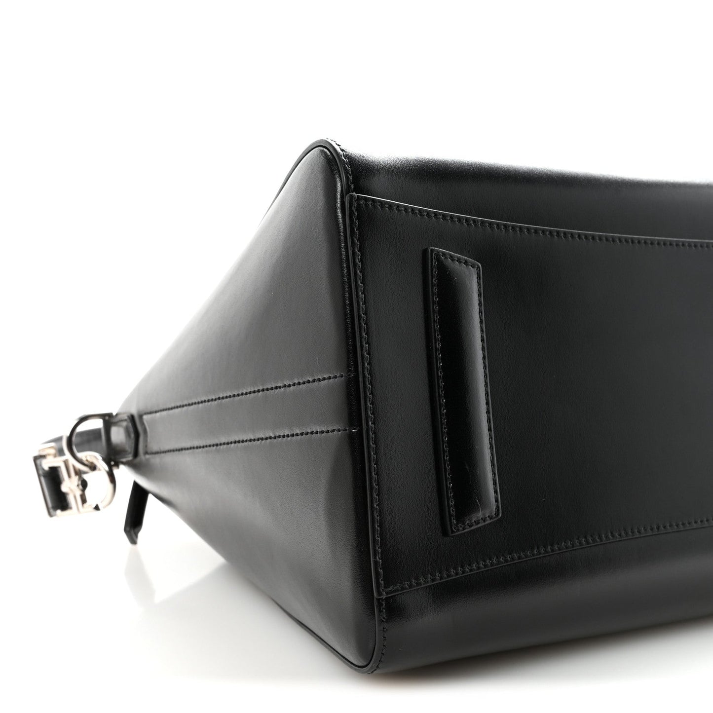 Shiny Lord Calfskin Medium Antigona Black