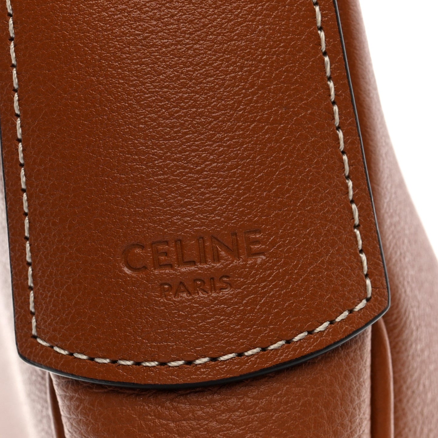 Supple Calfskin Small Triomphe Heloise Shoulder Bag Tan
