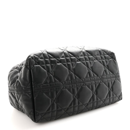 Calfskin Macrocannage Large Toujours Black