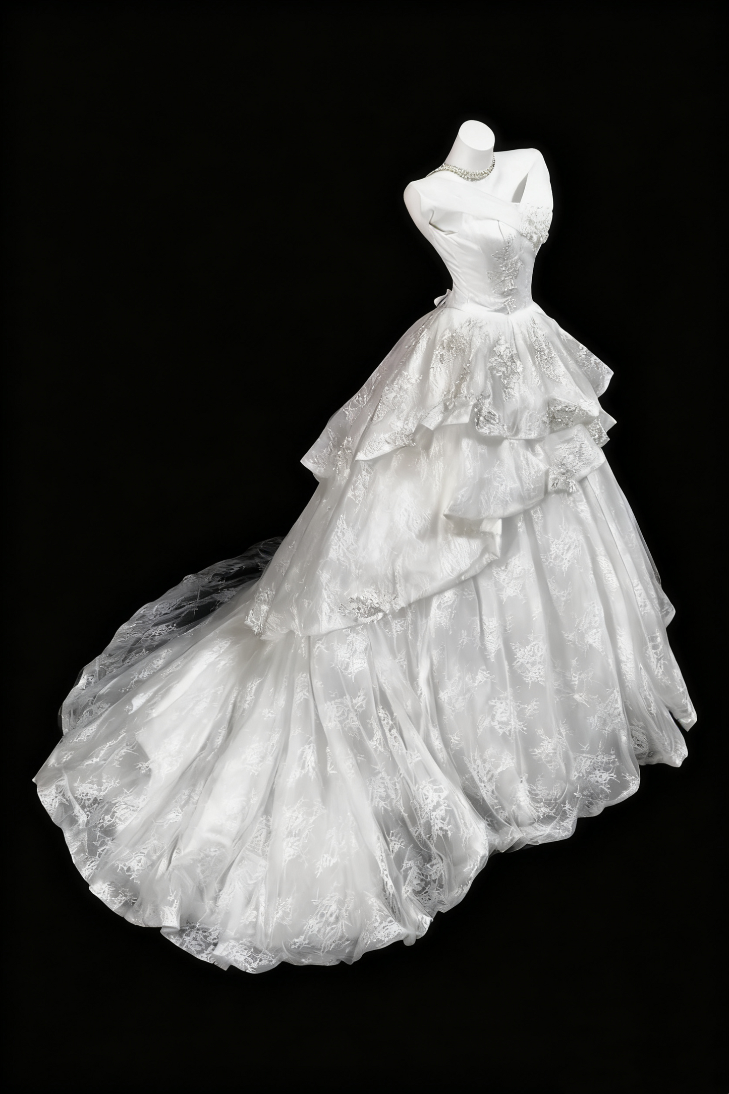 formaldressy-White, Gorgeous, And Exquisite Lace Long Wedding Dress gh6281