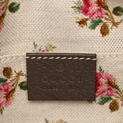 GG Supreme Monogram Web Neo Vintage Shoulder Bag Beige New Acero Crop