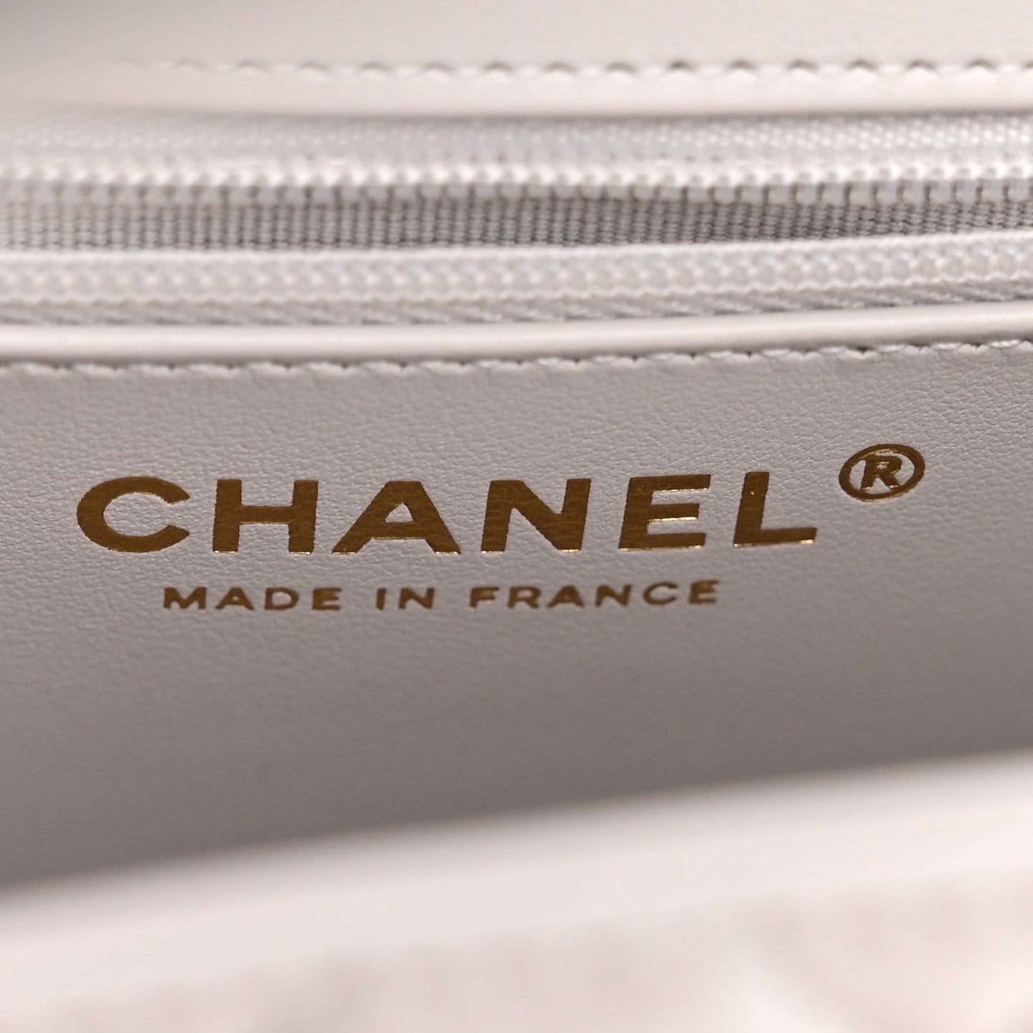Shiny Aged Calfskin Quilted Nano Kelly Shopper Light Grey