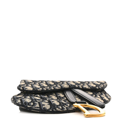 Oblique Saddle Belt Pouch Blue