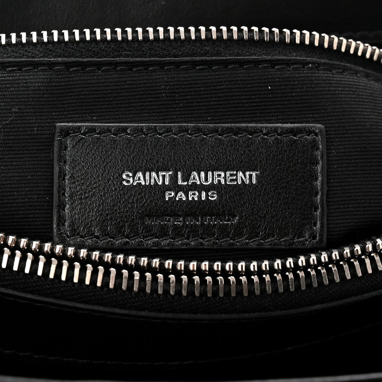 Calfskin Y Quilted Monogram Large Loulou Chain Satchel Black