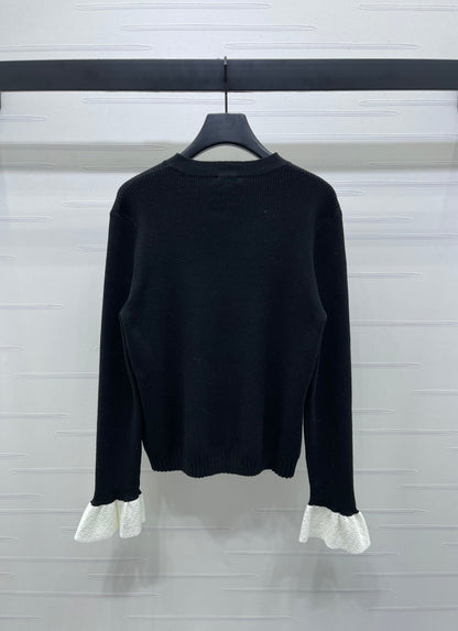 CHANEL WOOL LONG SLEEVE CARDIGAN STYLE 281