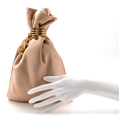 Satin Evening Pouch Nude Baby Nude