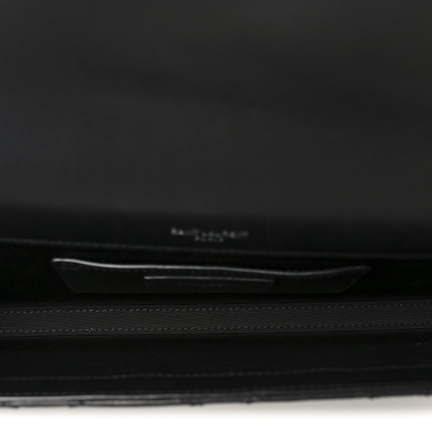 Lambskin Quilted Kate Clutch Black