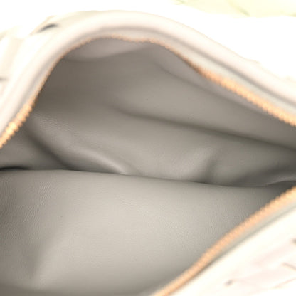 Nappa Intrecciato Small Gemelli Agate Grey Glacier