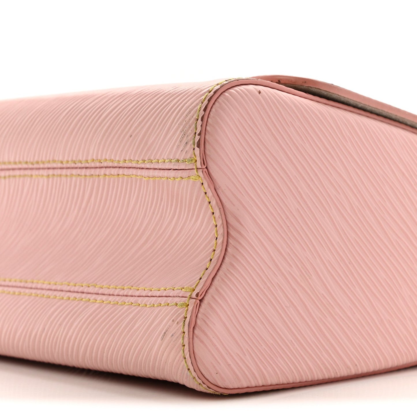 Epi Twist Shoulder Bag MM Rose Ballerine
