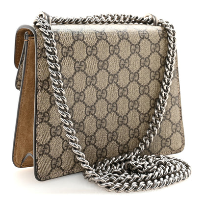 GG Supreme Monogram Mini Dionysus Shoulder Bag Taupe