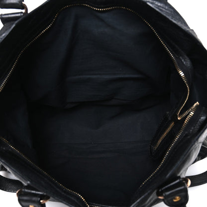 Agneau Giant 12 Rose Gold Hardware City Black