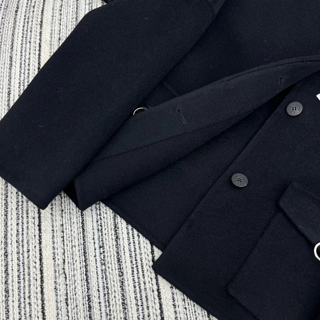 HERMES 25S REVERSIBLE CASHMERE COAT 174