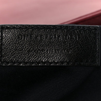 Calfskin Y Quilted Monogram Medium Loulou Chain Satchel Palissandre