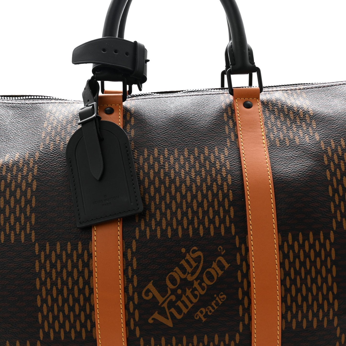 x Nigo Giant Damier Ebene Monogram Keepall Bandouliere 50