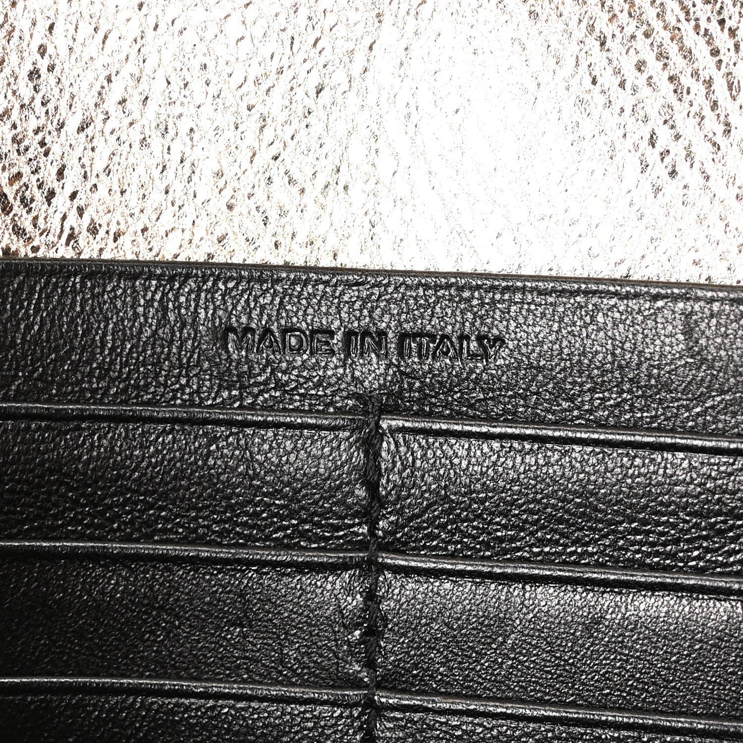 Metallic Calfskin Tri-Quilt Monogram Envelope Chain Wallet  Oro