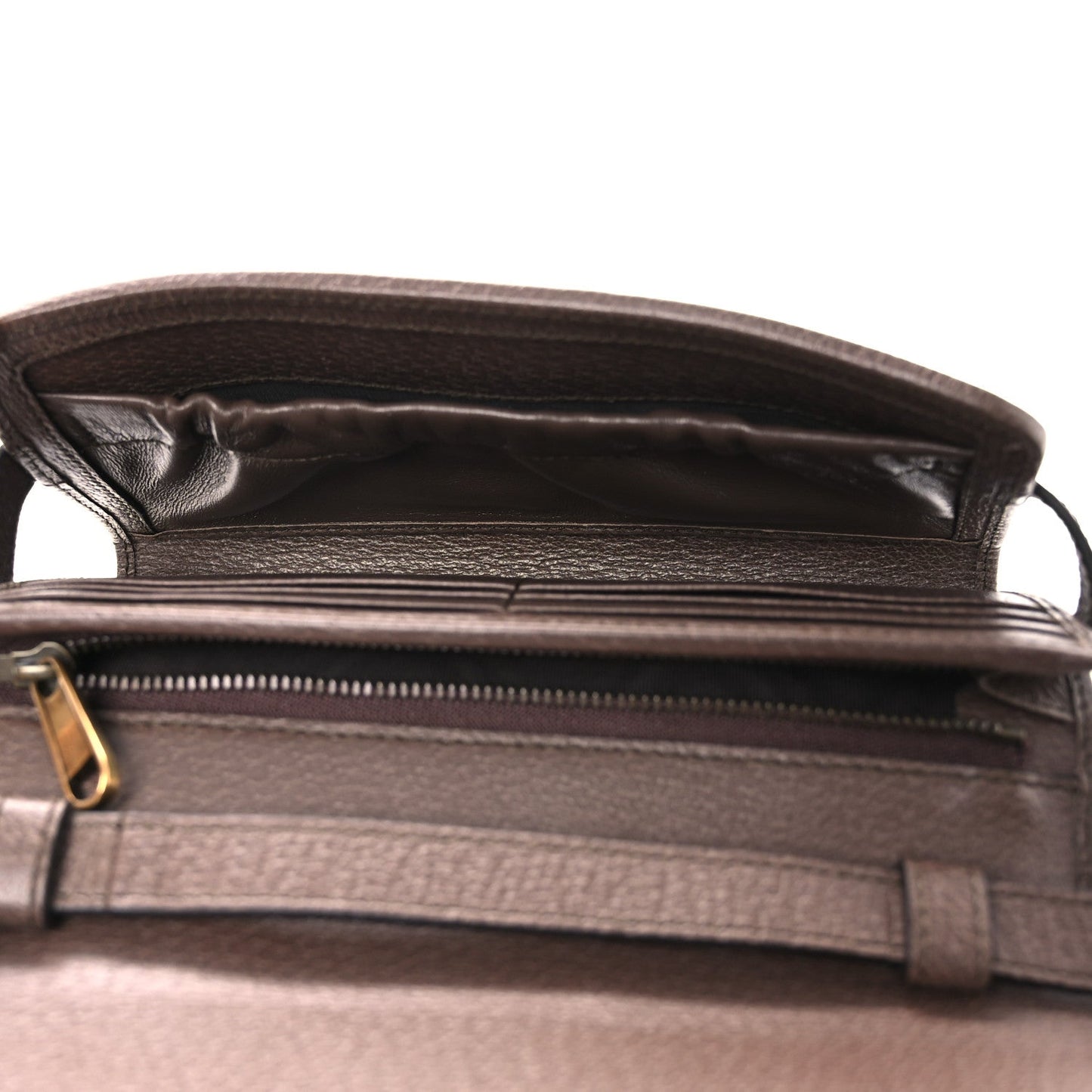 GG Supreme Monogram Web Ophidia Crossbody Wallet Beige New Acero