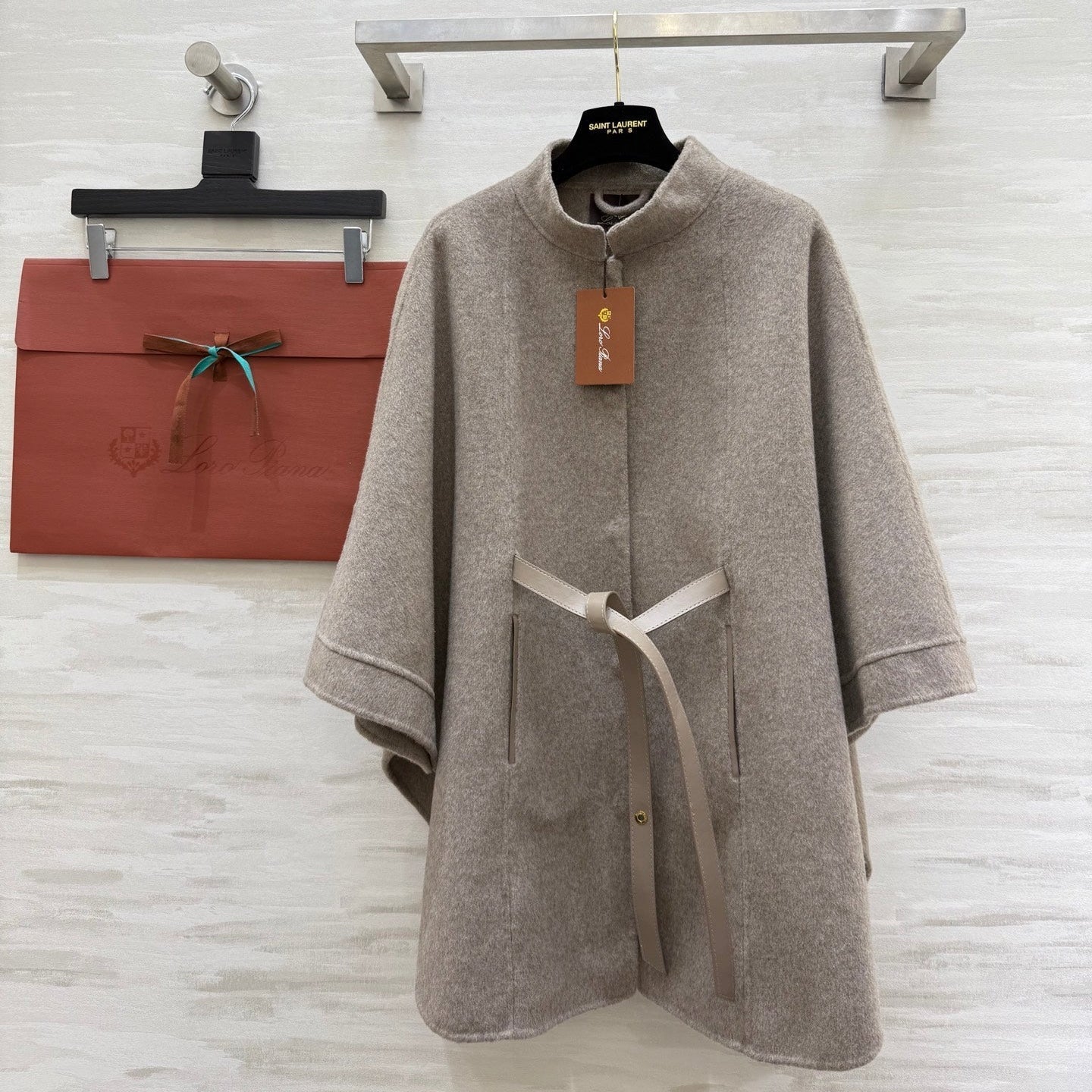 LP 25 Salzburg Cape Coat Naturale Brown Cashmere 319368