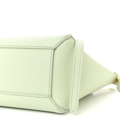 Grained Calfskin Nano Belt Bag Jade