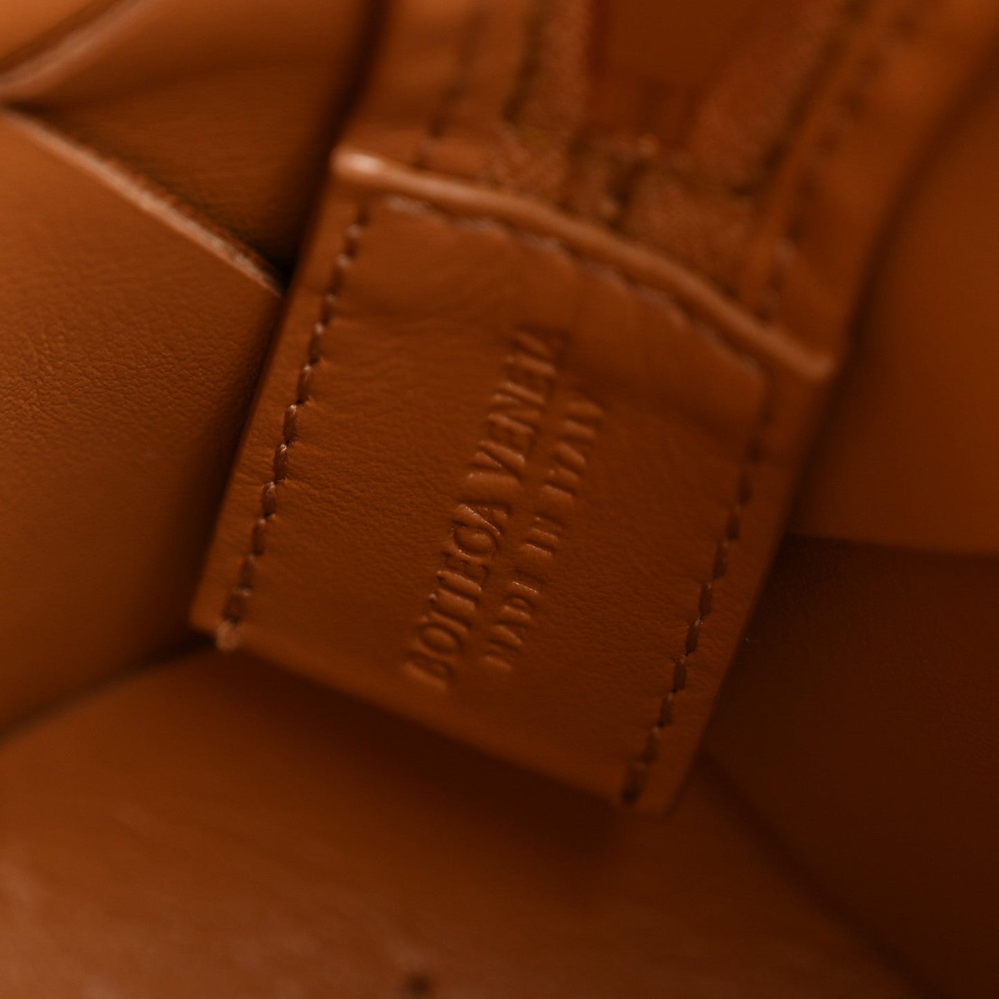 Lambskin Maxi Intrecciato Mini Cassette Camera Bag Acorn