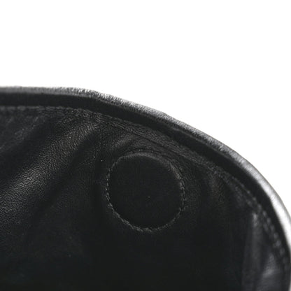 Calfskin Intrecciato Small Hop Black