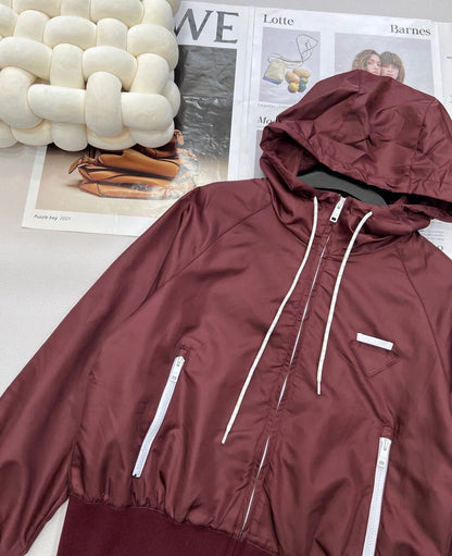 PRADA 25S HOODED SHORT JACKET 306