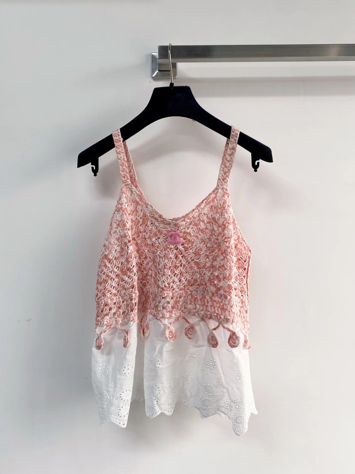Chanel 2026 Camisole Brown Blue Red Wool Cashmere