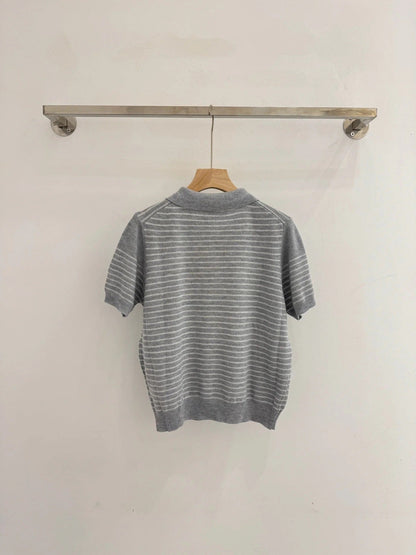 MIUMIU KNIT POLO SHIRT STYLE 390