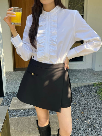 CC Aline Mini Signature Skirt Polyester 347109