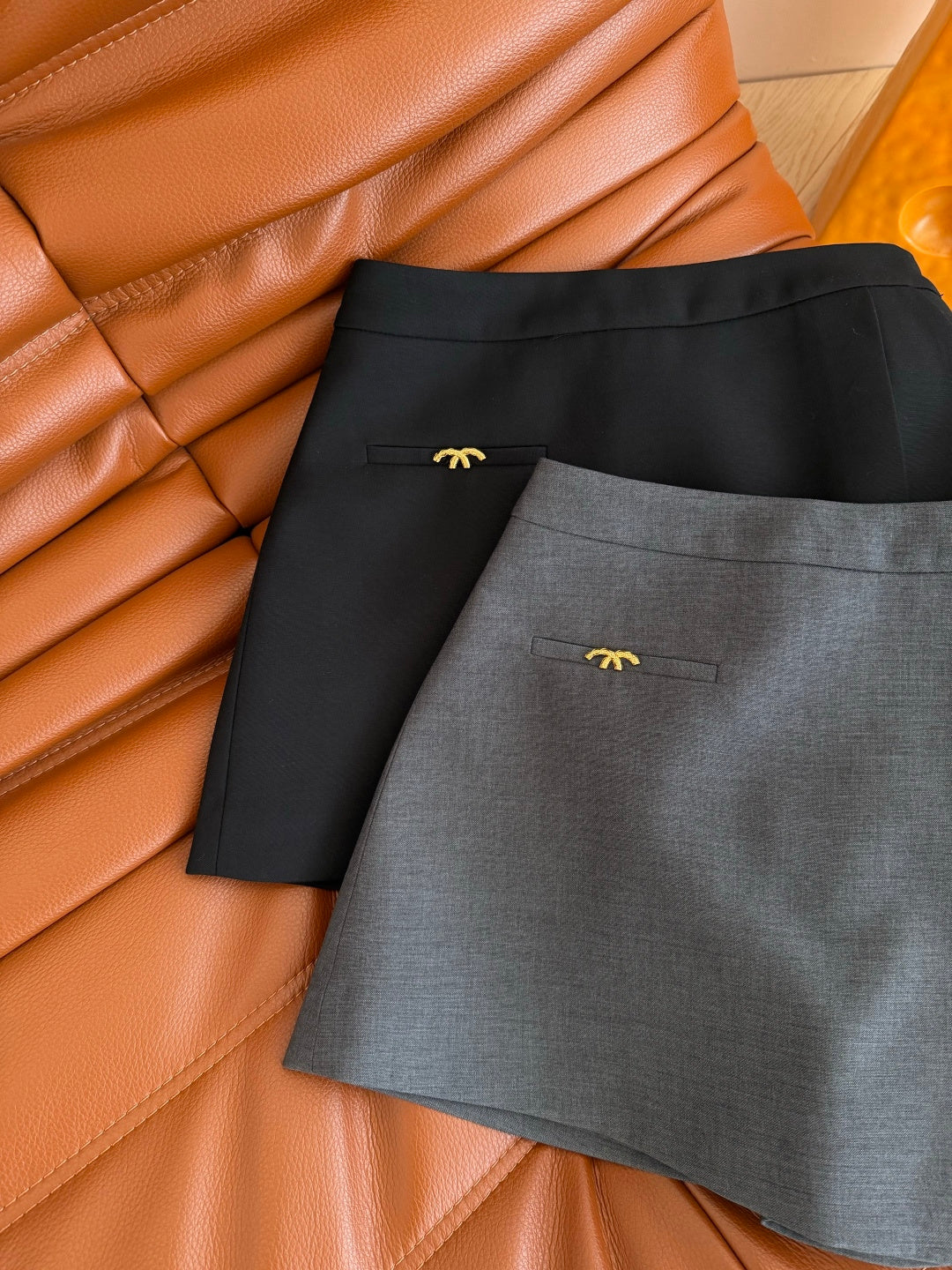CC Aline Mini Signature Skirt Polyester 347109