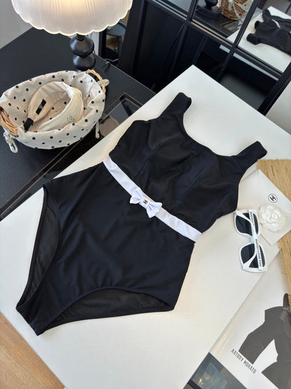 Chanel Bikini Black Cotton 185834