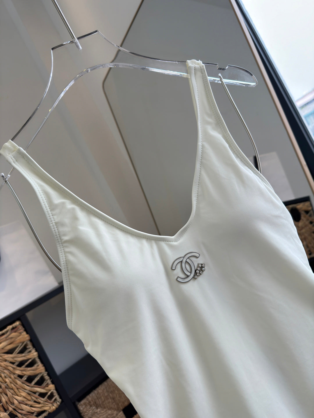 Chanel Bikini White Cotton 185835