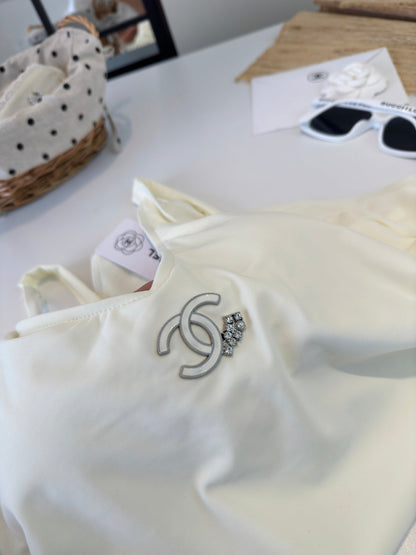 Chanel Bikini White Cotton 185835