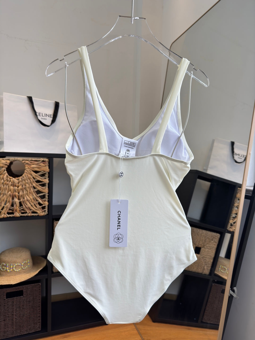 Chanel Bikini White Cotton 185835
