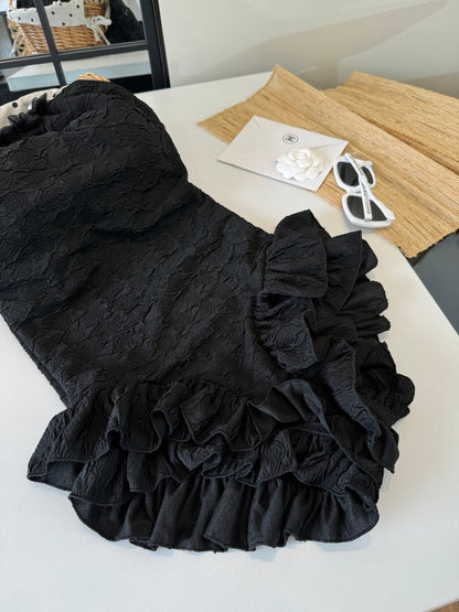 Chanel Bikini Black Cotton 185838