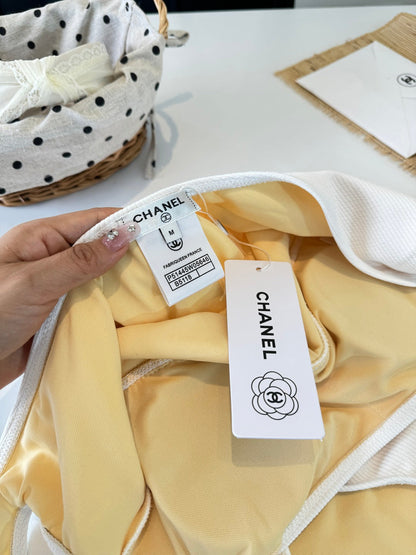 Chanel Bikini White Cotton 185839