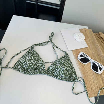 Loewe Bikini Monogram Green Cotton 185844