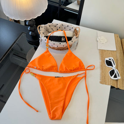 Versace Two-Piece Bikini Orange 203035