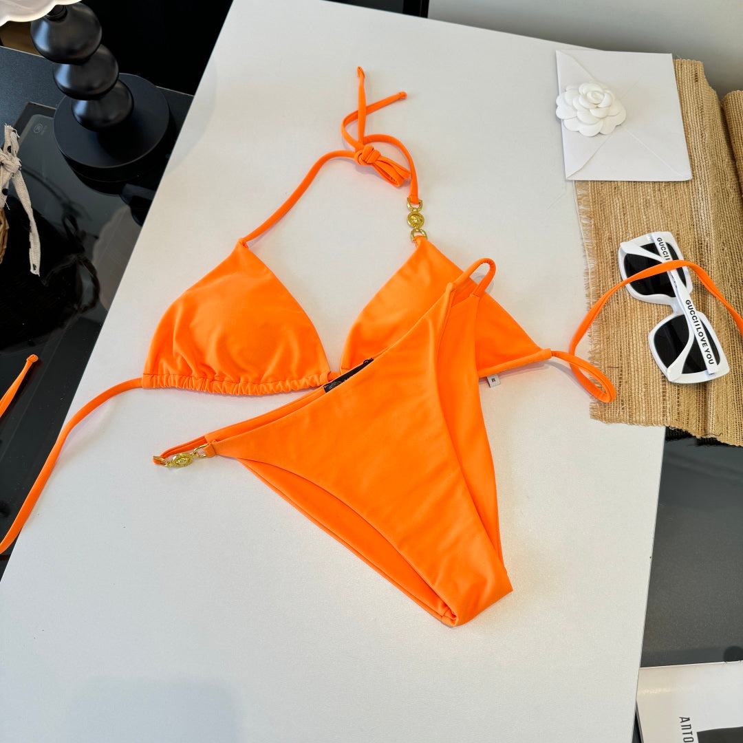 Versace Two-Piece Bikini Orange 203035