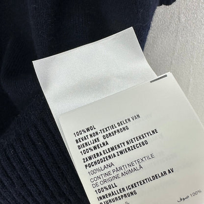 Miumiu 2026 Short-sleeved T-shirt Dark Blue Cashmere 349058