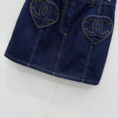 CC 26s Mini Skirt Dark Blue Denim 360877