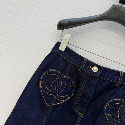 CC 26s Mini Skirt Dark Blue Denim 360877