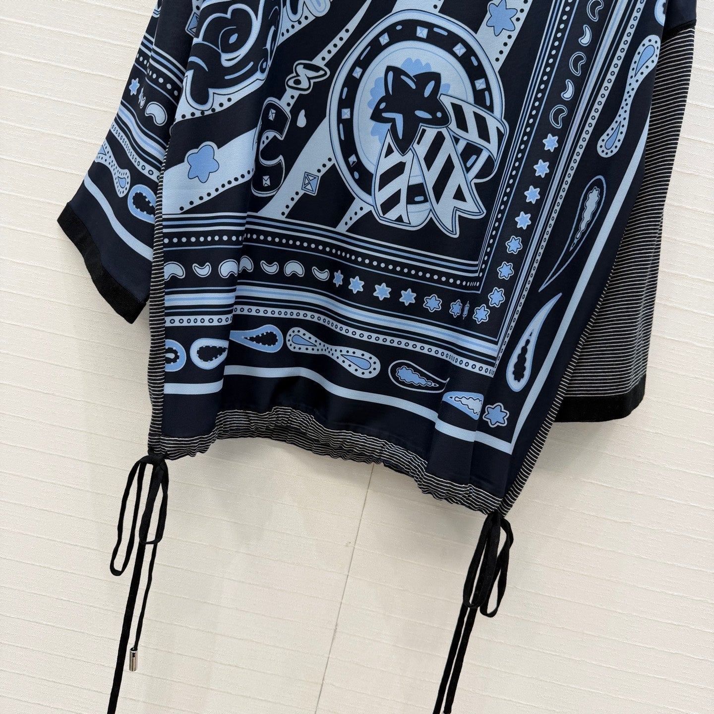 HM "Candy Libris" Long-Sleeve Dark Blue Cotton Tencel