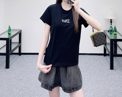 CD SS26 T-Shirt With Logo Cotton 351324