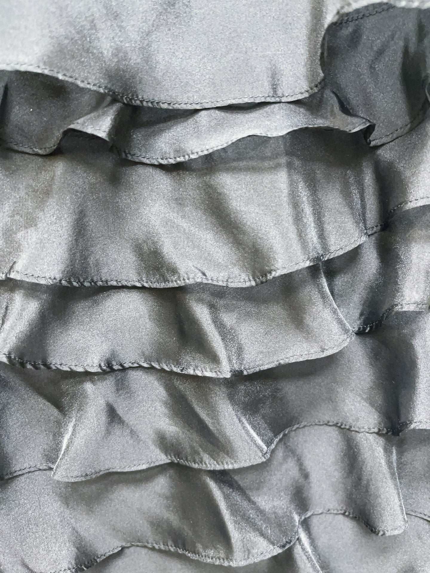 CD SS26 Mid-Length Ruffled Skirt Silk 351365