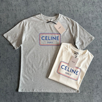 Celine SS26 Print Short-Sleeve Tee Cotton 350471