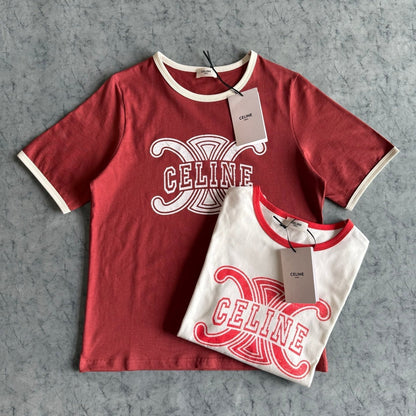 Celine SS26 Short-sleeved T-shirt Cotton 350486