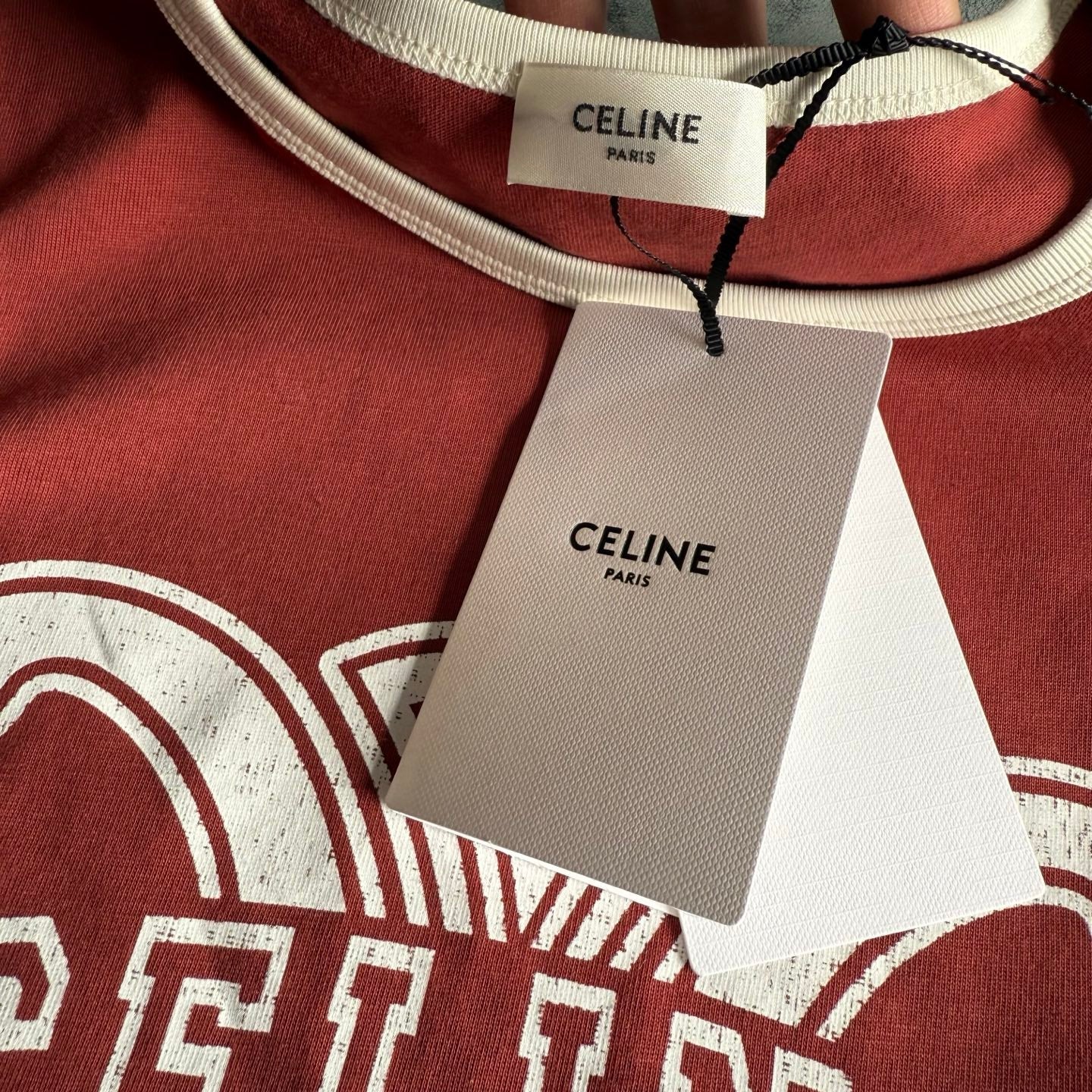 Celine SS26 Short-sleeved T-shirt Cotton 350486