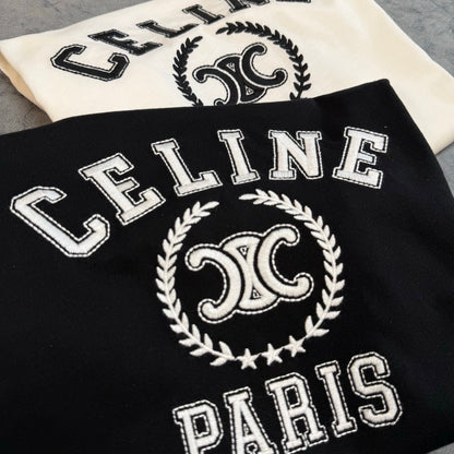 Celine SS26 Fitted short-sleeved T-shirt Cotton 350428