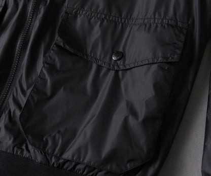 LV HOODED JACKET BLACK 239040
