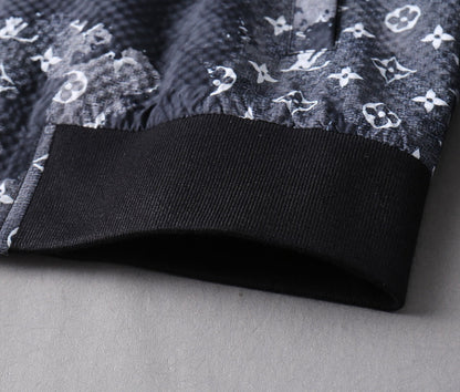 LV NAVY BLUE MONOGRAM AND DAMIER JACKET 239042